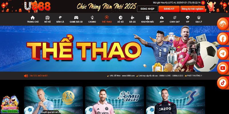 Thể thao U888 - Nền tảng cá cược uy tín cho những tín đồ